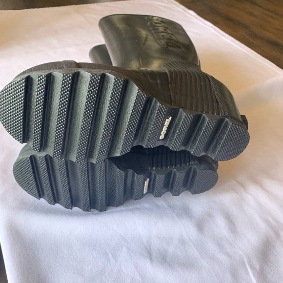 Women's Sorel Joan Boots Wedge Tall rain/snow - Picture 8 of 10